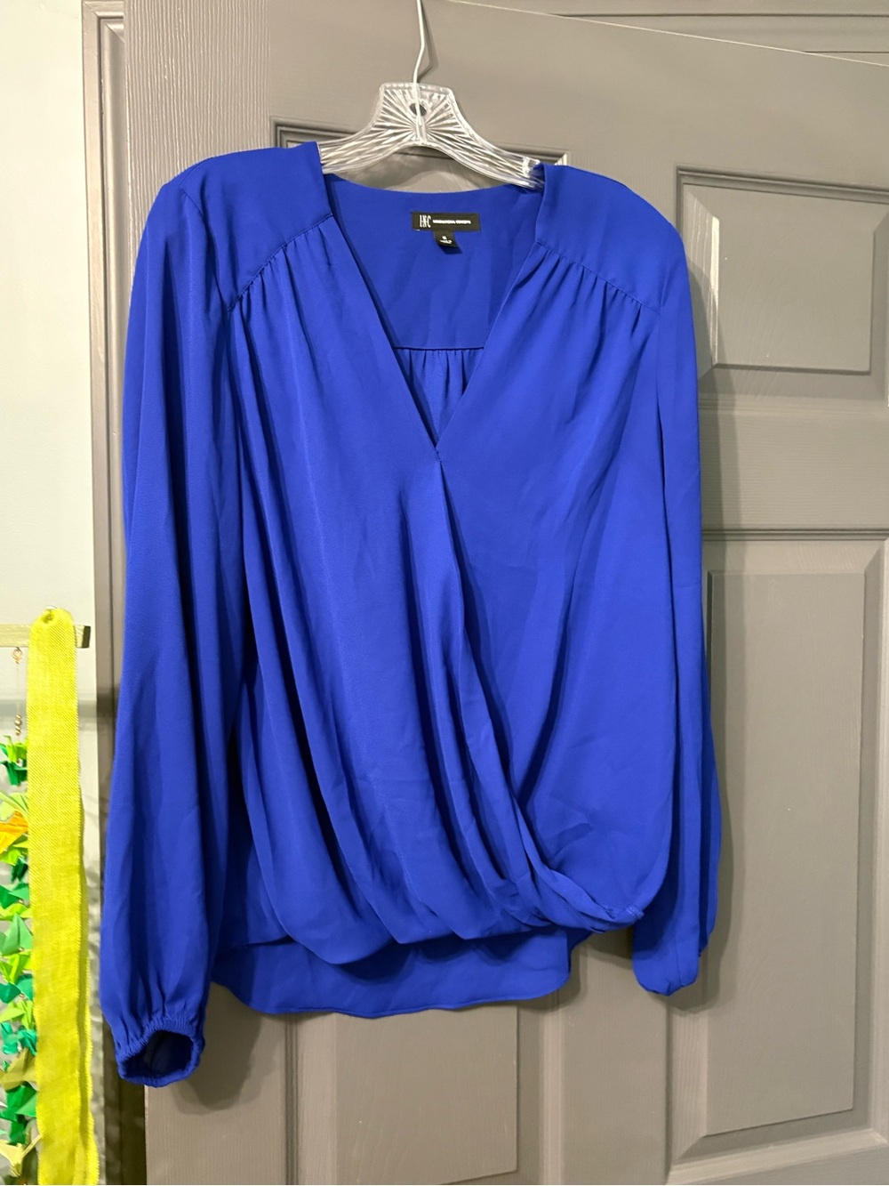 INC International Concepts Cobalt Blue Women's Top